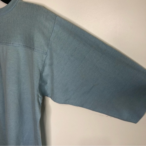 VINTAGE | COLLEGIATE PACIFIC Camp Omega Football Jersey Blue Size Large - Picture 8 of 11